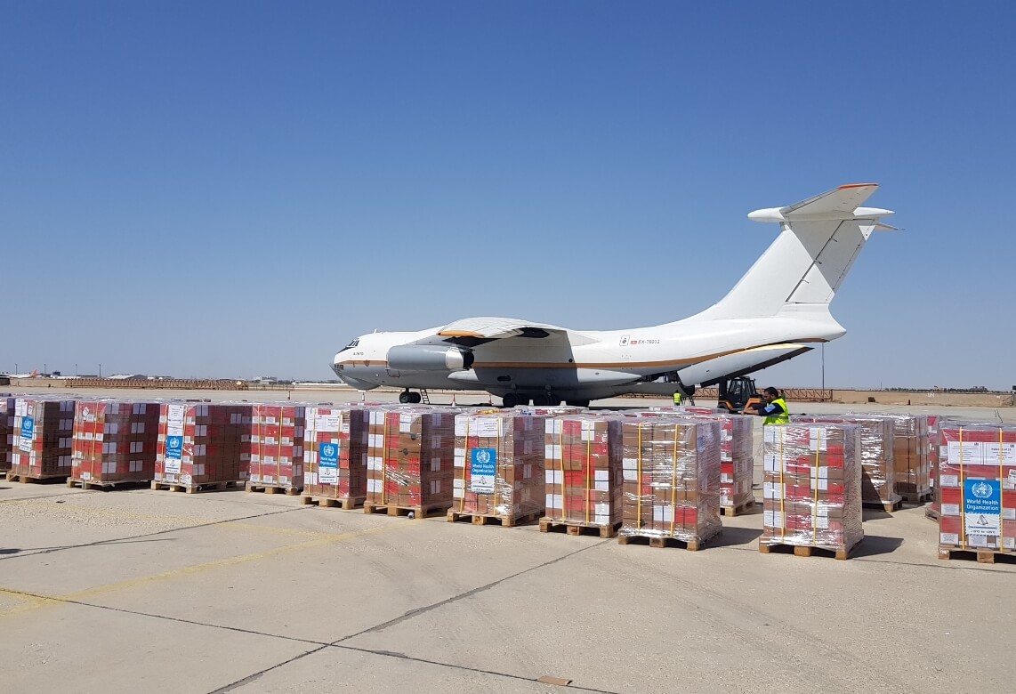 国連人道支援航空サービス（UNHAS）は、支援物資や人道支援職員を輸送します。