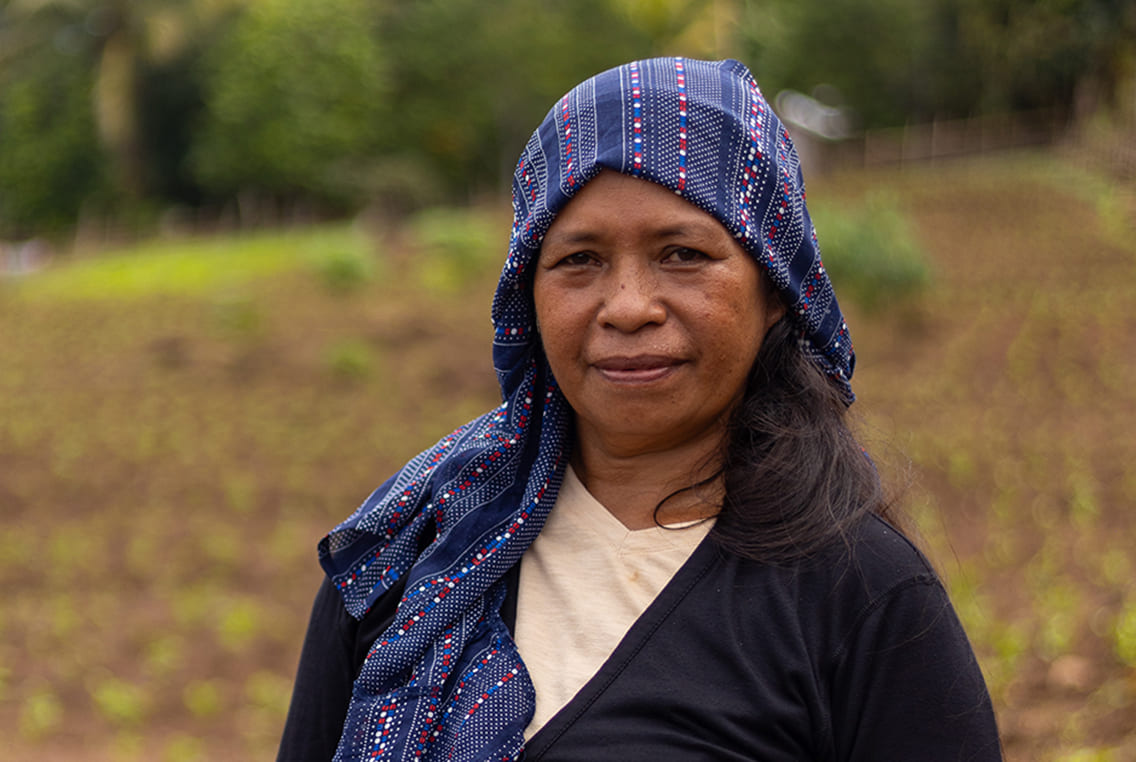 FFAプログラムに参加するコミュニティのリーダー　ペルリタ・ウソップさん