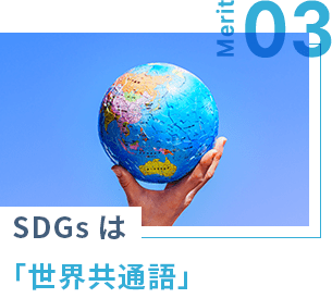 SDGsは「世界共通語」