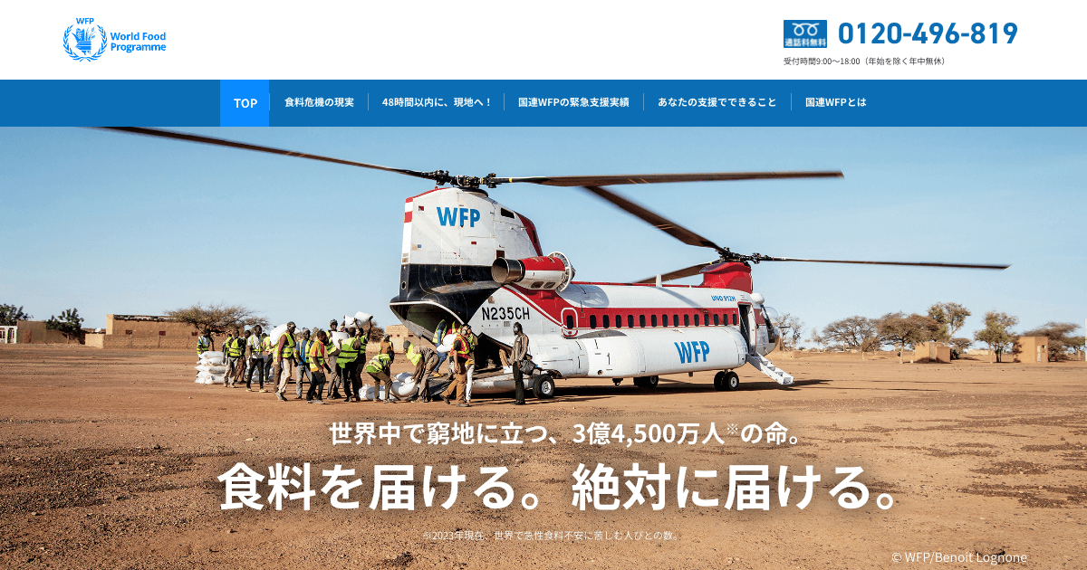 wfp ベスト 非売品 the world food program 超希少 国連WFPの緊急支援