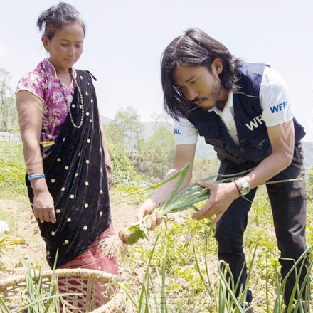 国連WFPネパール事務所　金子 彰